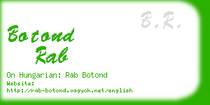 botond rab business card